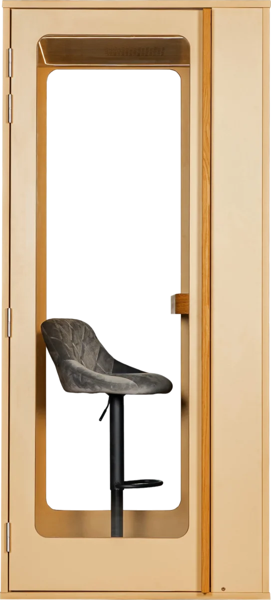 Cabine acoustique Haven One, coloris Sand Yellow