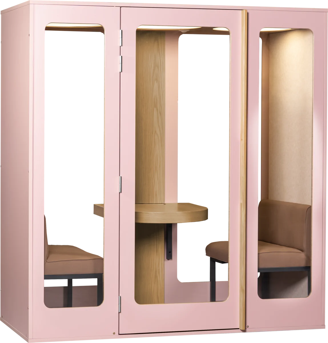 Cabine acoustique Haven Two, coloris Antique Rose